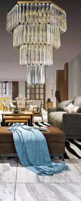 Lustres de style moderne, design de plafonnier de luxe, nouveau or