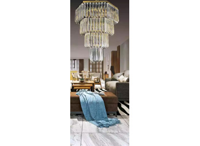 Lustres de style moderne, design de plafonnier de luxe, nouveau or