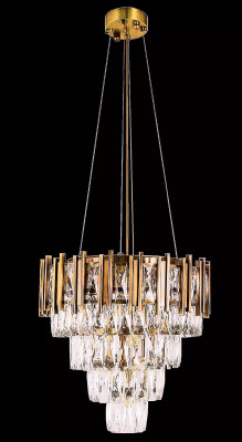 Lustre lustre de plafond de luxe en or lustre lustre en cristal