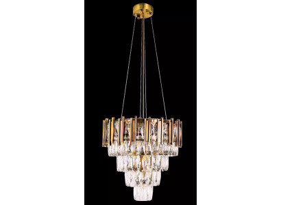 Lustre lustre de plafond de luxe en or lustre lustre en cristal