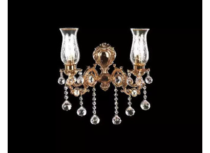 Applique murale Salon Luxe or Chambre Moderne Lustre Cristal
