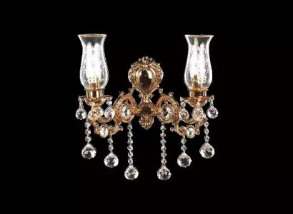 Applique murale Salon Luxe or Chambre Moderne Lustre Cristal