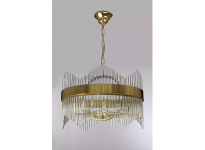 Lampe de plafond Style Moderne Salon Plafonnier Verre neuf doré