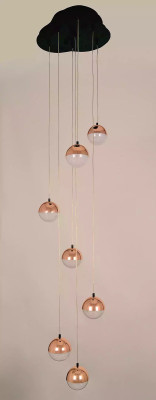Lustre de plafond Lampe de luxe Lampe vintage Lampe suspendue Design Luminaire Or
