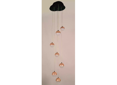 Lustre de plafond Lampe de luxe Lampe vintage Lampe suspendue Design Luminaire Or
