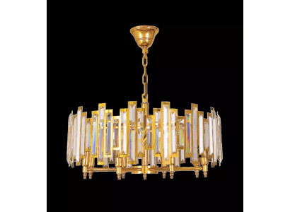Lustre Lustre en cristal neuf Lampe or Salon de luxe