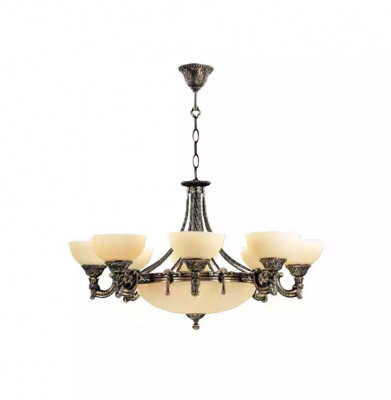 Plafonnier lustre Lustre Lustre Plafonnier Verre Beige Lampes neuf