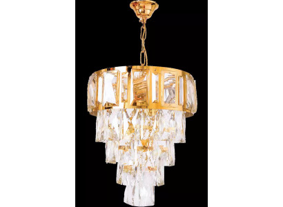 Lustre Lustre Lustre de plafond Luxe Or Lampe de plafond en cristal