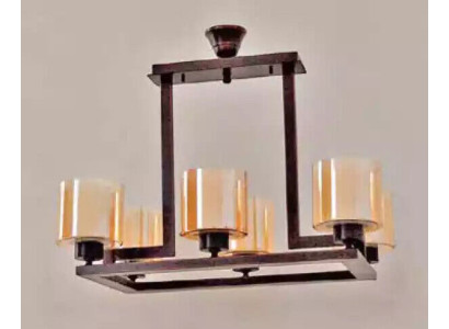 Lustre de plafond Style Moderne Lustre en verre Lampe de salle à manger Lumières de luxe