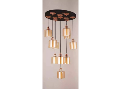 Lustre en cristal élégant lustre lustre plafonnier lustre suspension lampe or