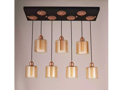 Lustre de plafond en cristal lustre suspendu de luxe luminaires de plafond en or.