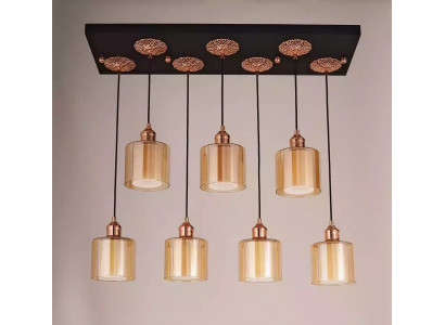 Lustre de plafond en cristal lustre suspendu de luxe luminaires de plafond en or.