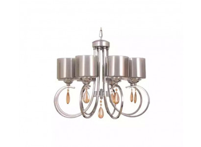 Plafonnier beau Luminaires en verre Lampes Lampes Salon Lustre Luxe Argent
