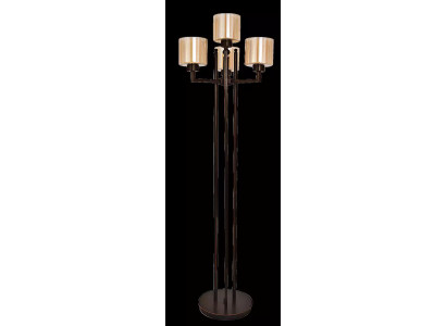 Lampe de sol Lampadaire Noir Lumières Lampes Lampe Or Verre