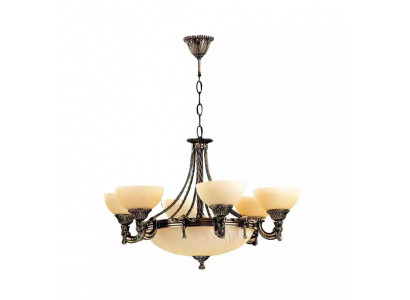 Lustre plafonnier Lustre moderne Lustre Plafonnier lampe en verre beige
