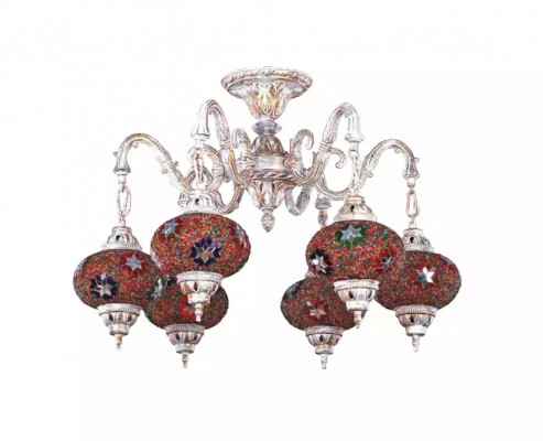 Plafonnier Lustre Art Lustre Lustre Lampe de plafond Lampes en verre Blanc