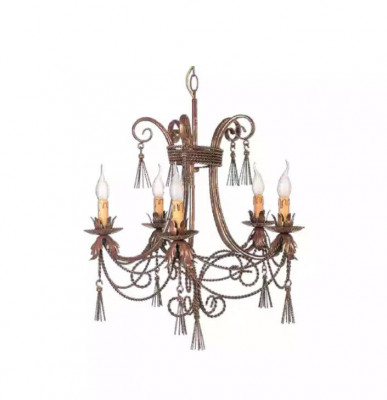 Lampe de plafond Lustre Lustre Lustre Luminaires Or Art Métal