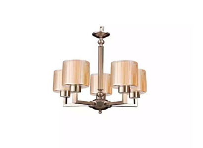 Lustre de plafond lumière plafond abat-jour en métal verre salon luxe