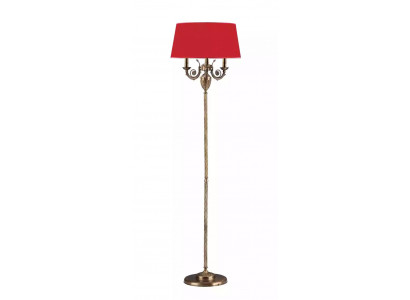 Lampe de sol rouge lustre de sol Lampe Luminaire Lustre or Lampes 50x173