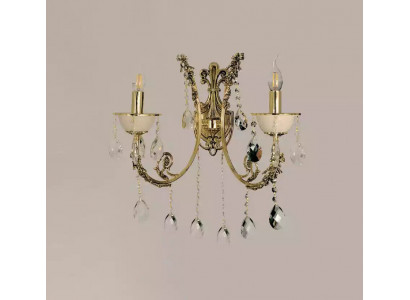 Applique murale lampe murale applique lumineuse art lustre applique murale or cristal
