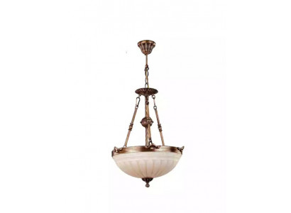 Lustre, Plafonnier, Lampe Beige, Plafonnier en Verre doré