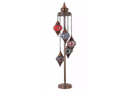 Lampe de sol Lampe de sol Support Luxe Lumières Lampes Lampe Verre Multicolore