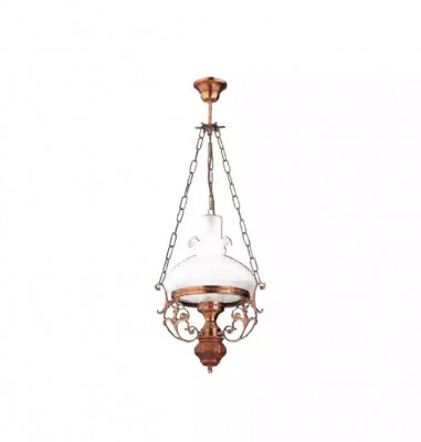 Lustre plafond lustre lustre lustre plafond en verre marron baroque