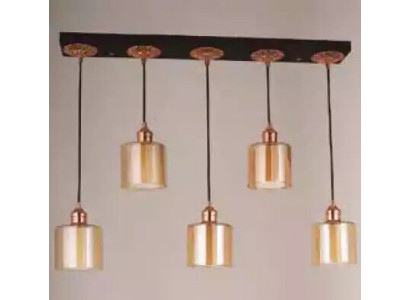 Lustre Rond en Or Lustre Plafonnier Lampe de Plafond Luminaire