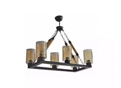 Lustre Lustre Lampe de plafond Lampes Verre Noir