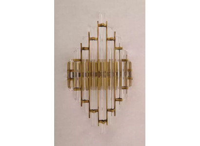 Applique murale Lampes murales Luminaires en cristal Salon de luxe en or
