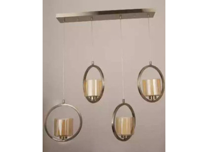 Lustre belles plafonniers Salon Moderne Verre Chrome