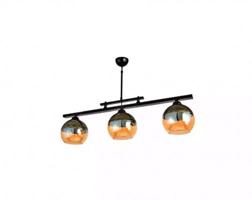 Plafonnier noir Luminaire Salon de luxe Lampe suspendue 20x65