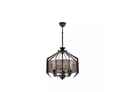 Lustre de plafond Une lampe suspendue moderne de luxe pour le salon, de style noir nouveau