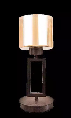 Lampe de table Lampe de table Lampe Lampes Verre Or Lampes Table Noir