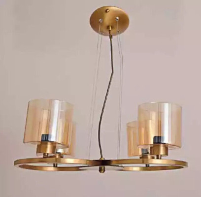 Lustre de plafond Luminaires de plafond de luxe Lustre de salon Lustre en verre