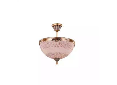 Lustre Lampe de plafond Lustre Lampe de plafond Verre Marron Or
