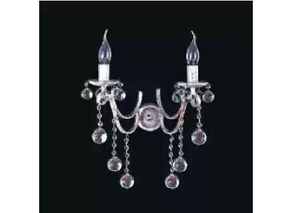 Applique murale en cristal lustre appliques murales lampe murale lampes murales argentées