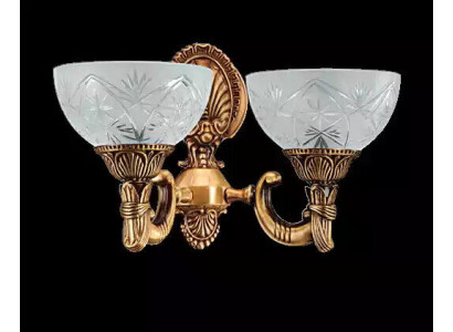 Applique murale Lampes murales Art Lampe murale Lustre Appliques murales Or Verre