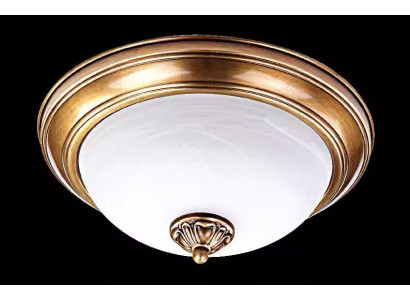 Lampe de plafond Lustre Lustre Or Lampes en verre Métal