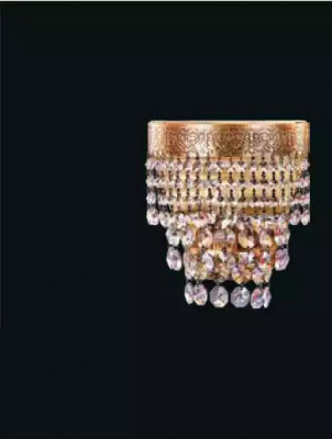 Applique lampe mur lumière lampe murale lustre lampes murales cristal doré