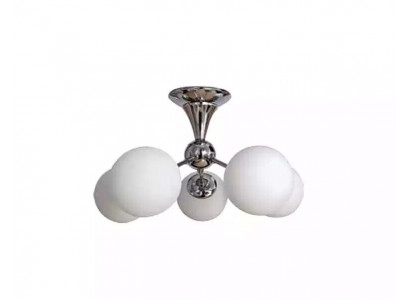 Lampe de plafond Une lampe à suspension en chrome Salon Lustre de luxe Luminaires Lampes