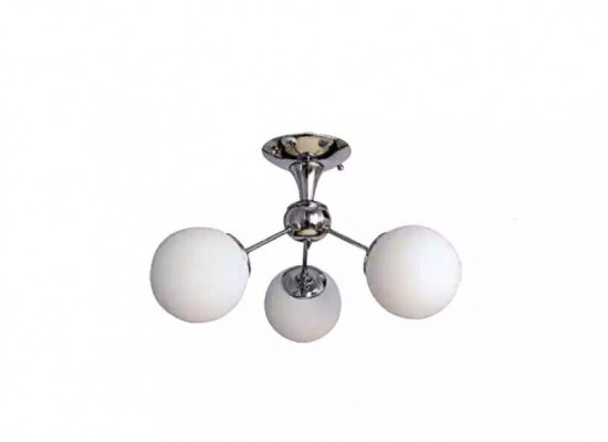 Lustre de plafond Luxueux Style en Verre Opalin pour Salon Maison 45x30cm