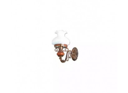 Lampe applique murale lumières murales applique murale lustre murale baroque en verre brun