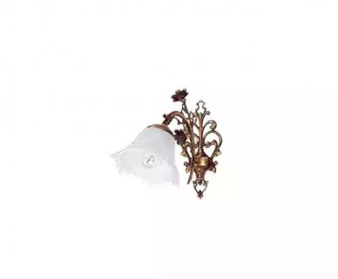 Applique murale luminaires muraux applique murale lustre applique murale verre fleurs brunes