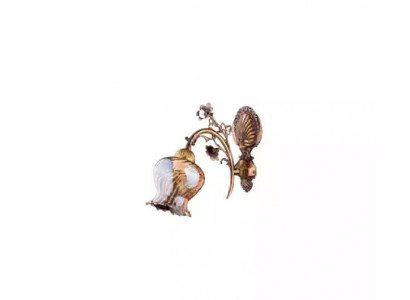 Applique murale lampes murales fleurs applique murale lustre applique murale verre marron 