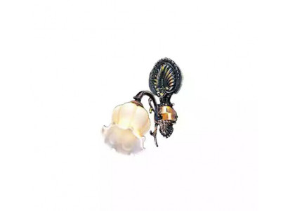 Lampe murale applique murale fleurs applique murale lustre appliques murales en verre gris