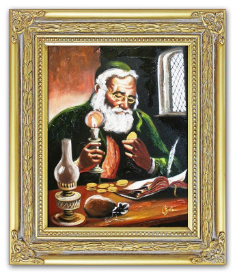 Image d'huile image d'huiles peintures images image peint à la main à l'huile avec cadre G01094