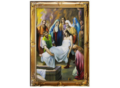 Religion Jésus-Christ Artisanat Peinture à l'huile image tableau huile images cadre images G01630