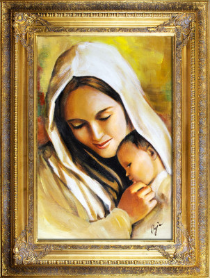 Religion Artisanat de Marie Photo à l'huile Image Images encadrées Images G16462