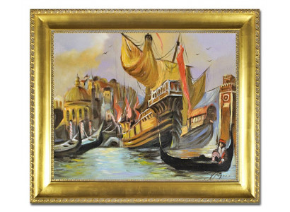 Image d'huile Image faite main Photo Peinture Photo encadrée Directement de l'artiste 96604